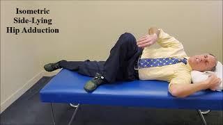 Isometric Side Lying Hip Adduction
