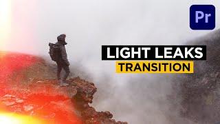 Light Leaks Transitions In Premiere Pro  -  Free Preset!