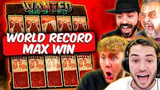 WANTED DEAD OR A WILD MAX WIN: WORLD RECORD BIG WINS (Roshtein, Adin Ross, Foss, Classy Beef, M0eTV)