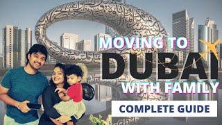 Moving to Dubai with Family Complete Guide | Initial Expense, Emirates ID Process and More | 2023