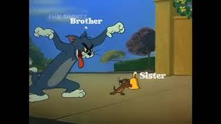 Brother vs sister funny video|Tom and Jerry funny Video~Fun Shorts| WhatsApp status