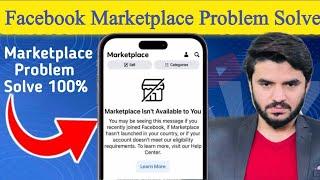 Facebook Marketplace not showing up || Facebook Marketplace is not available for you