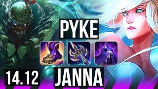 PYKE & Varus vs JANNA & Brand (SUP) | 68% winrate, 11/5/19, Dominating | EUW Diamond | 14.12