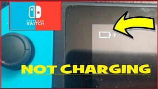 Fix Nintendo Switch or Lite NOT CHARGING Battery (Power Cord OLED HEG-001 V2 HAC-001 White Wont Work