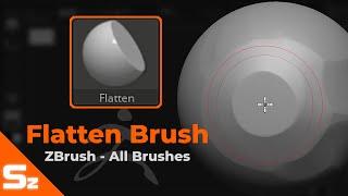 Flatten Brush: ZBrush All Brushes