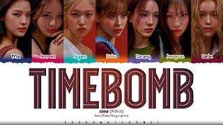 izna 'TIMEBOMB' Lyrics (이즈나 TIMEBOMB 가사) [Color Coded Han_Rom_Eng] | ShadowByYoongi