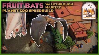 Inspiring Fruit Bat Habitat! | Wild Woods Zoo | Planet Zoo Twilight Pack