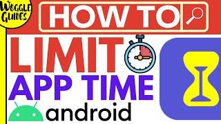 How to limit app screen time on Android