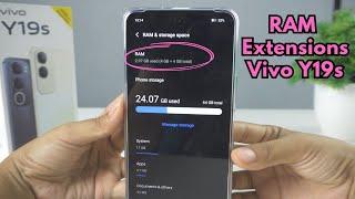 How To Add/Enable RAM Extensions Vivo Y19s