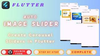 Image Auto Slider in Flutter || Flutter Image Slider || Create Carousel Slider in Flutter || SOURCE