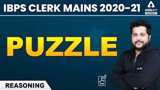 Puzzles for IBPS Clerk Mains 2021 | Reasoning for IBPS Clerk Mains
