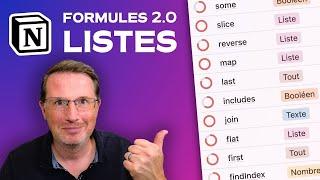 Les Listes : LA plus grosse nouveauté des Formules 2.0 de Notion