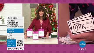 HSN | Craftober Event - Crafter's Companion 10.29.2024 - 03 PM