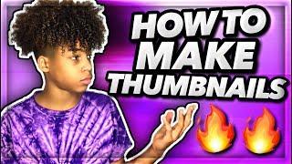 HOW TO MAKE GREAT LOOKING THUMBNAILS ON YOUR PHONE 2019!