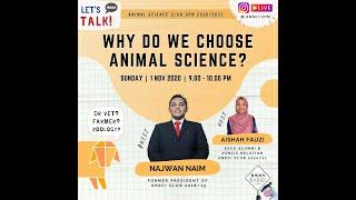 IG LIVE LET’S TALK! WHY DO WE CHOOSE ANIMAL SCIENCE  2020