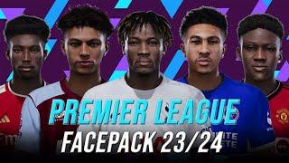 PES 2021 - NEW Premier League Facepack 2023-2024 | V1-4 by halobaim