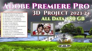 3D Adobe Premiere Pro Project 2023! New Update Premiere Pro 3D Project! Premiere Pro Vidhi! Editing!