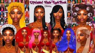 Hair LookBook Updated | Female Hair CC | Hair Folder