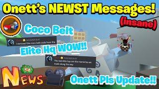 Onett's NEWEST Messages! (BSS NEWS) | Roblox Bee Swarm Simulator