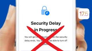 How To Turn Off Security Delay on iPhone | Remove Security Delay in Progress in iPhone