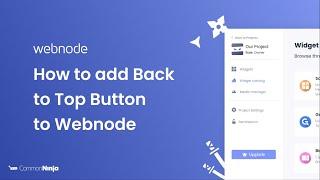 How to add a Back to Top Button to Webnode