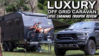 2024 LOTUS CARAVANS TROOPER WALKTHROUGH | ULTIMATE OFFROAD SETUP TO TRAVEL AUSTRALIA!