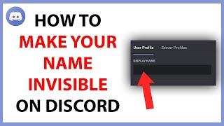 How to Make Discord Username Invisible