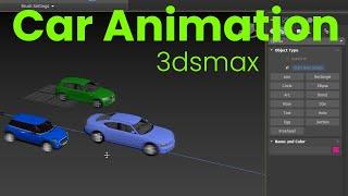 Car Animation in 3dsmax I Easy Animation without plugin