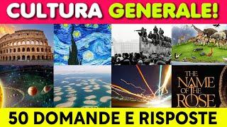 Quanto ne sai DAVVERO! SFIDA con 50 Domande e Risposte  | Quiz Cultura Generale