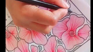 Zentangle art for beginners#How to make Zentangle#easydrawing#art#drawing#viralvideo #trending️️