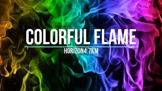  10 HOURS OF MESMERIZING COLORFUL FLAMES FOR RELAXATION AND SLEEP | CALMING FIRE SOUNDS 