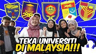 TEKA UNIVERSITI DI MALAYSIA !!! CEH MIMI MAIN MATA DENGAN SIAPA TU...