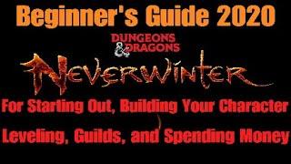 Neverwinter Beginner's Guide 2020 For Starting Out, Building Your Character, Leveling, Guilds, D&D