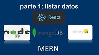 Mongodb Express ReactJs NodeJs Listar Datos