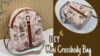 DIY Cara Membuat Tas/Mini Crossbody Bag/Tutorial & Pattern