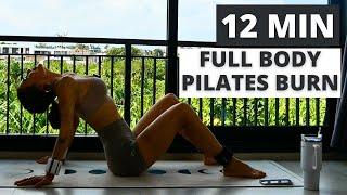 12 Min Full Body PILATES Workout for Weightloss At Home| No Equipment| No Repeat