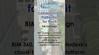 REVIT COLLABORATION PLATFORM | BIM 360 DESIGN #learningrevit #revit #bim #tutorial #collaboration