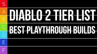 Diablo 2 TIER LIST - Best PvM Playthrough Characters (SSF)