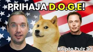 DOGE bo vladal v ZDA! - Kripto Pulz 30