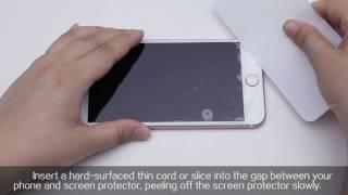 How to Peel Off Tempered Glass Screen Protector on your iPhone 7