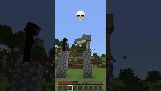 Teleport Everywhere vs Troll Face Meme #shorts #minecraft #meme