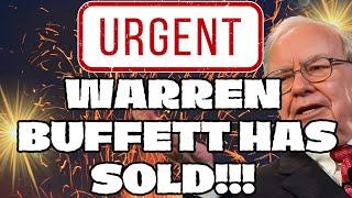 ️ WARREN BUFFETT SOLD! STOCK MARKET CRASH! YOU NEED TO SEE THIS IMMEDIATELY!