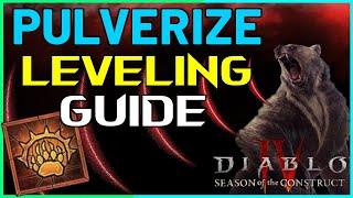 Pulverize Druid Leveling Build Guide | SPAMMABLE | Best Paragon | Diablo 4 - Season 3