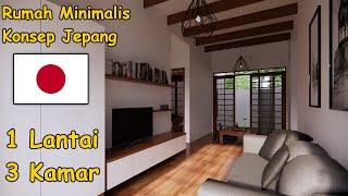 Cantiknya Rumah Minimalis 1 Lantai Konsep Jepang