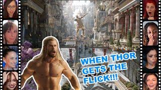 Female fans react to Thor's new god bod!!