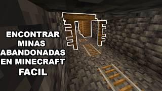 ️‍️ 3 Formas COMO ENCONTRAR MINAS ABANDONADAS en MINECRAFT ️ [FÁCIL y RÁPIDO] ️