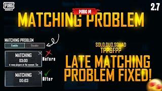 Pubg matching time problem | how to fix pubg matching issue | bgmi solo fpp matching problem