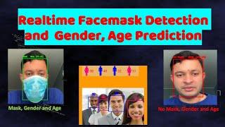 Face mask detection Gender Age prediction