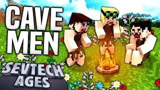 Minecraft - CAVE MEN - SevTech Ages #1