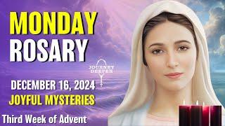 Monday Rosary  Joyful Mysteries of the Rosary  December 16, 2024 VIRTUAL ROSARY